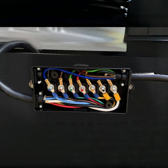 LOLIPPYY Trailer Wire Junction Box 7 Way Weatherproof Plastic Electrical Box for Outdoor Vehicles