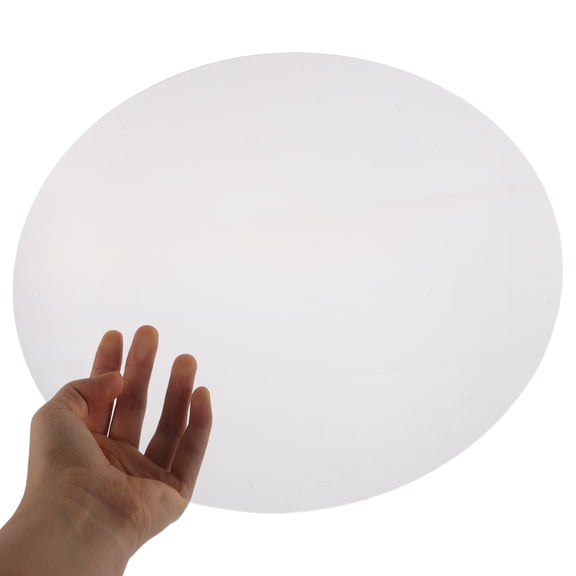 LOLIPPYY Transparent Acrylic Clock Face for DIY Wall Clocks with High Transparency and Sturdy Construction