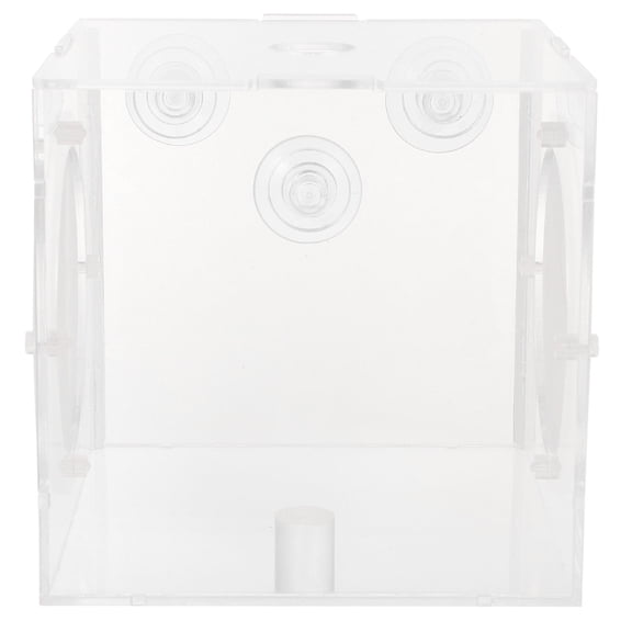 LOLIPPYY Transparent Acrylic Fish Breeding Box 2pcs Durable Isolation Tank for Aquarium Fish Hatching Without Barriers