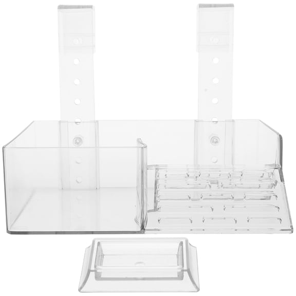 LOLIPPYY Transparent Acrylic Hanging Turtle Basking Platform Durable Space Saving Design for Aquarium and Reptile Tanks