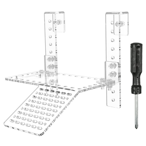 LOLIPPYY Transparent Acrylic Hanging Turtle Basking Platform for Pet Tank with Easy Installation and Multi Use