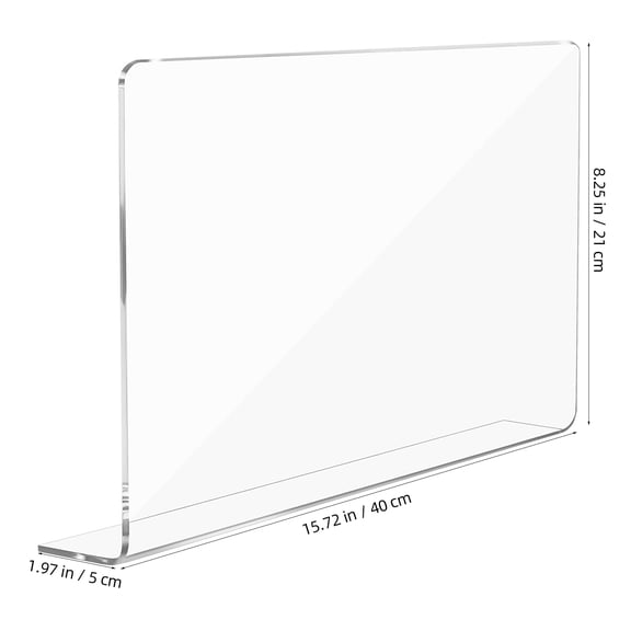 LOLIPPYY Clear Acrylic Kitchen Sink Splash Guard, Water Baffle Protector for Home Use, 30.5 x 6.5 x 2.5 cm Shield