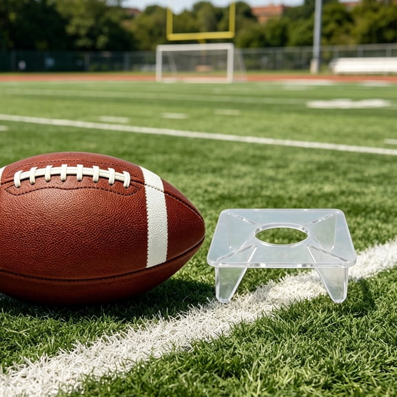 LOLIPPYY Transparent Acrylic Sports Ball Holder for Football Basketball and Soccer Memorabilia