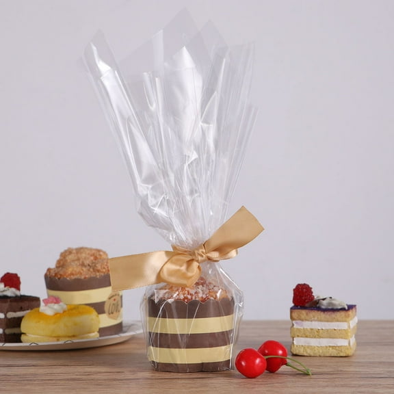 LOLIPPYY Clear Floral Wrap Roll for Wrapping, Flower Bouquets, Candy and