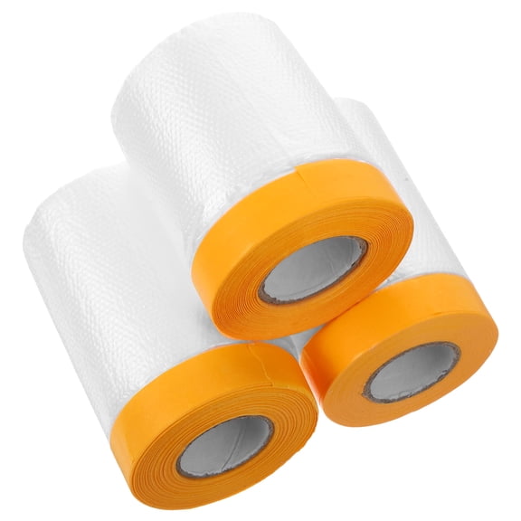 LOLIPPYY Transparent Paint Masking Film with Adhesive Tape for Automotive Use Easy Installation Protective