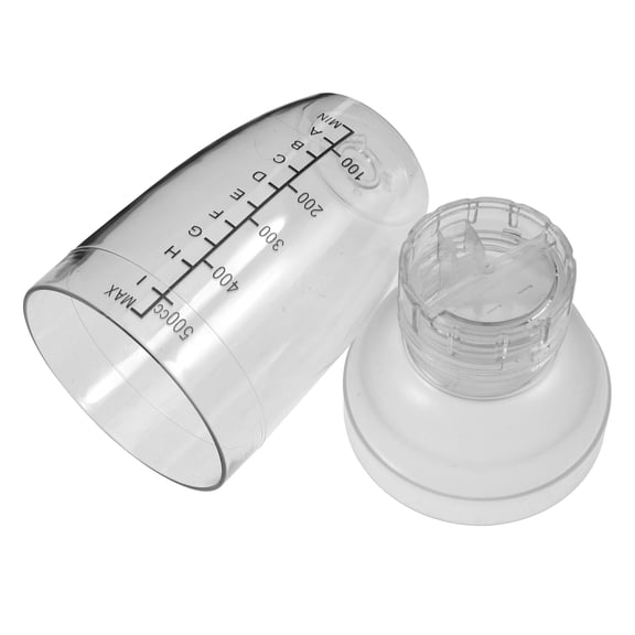 LOLIPPYY Transparent Plastic Cocktail Shaker for Home Use Reusable Drink Mixing Cup with Removable Lid