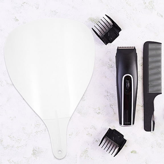 LOLIPPYY Transparent Plastic Face Mask for Hairdressing with High Visibility and Comfortable Wear