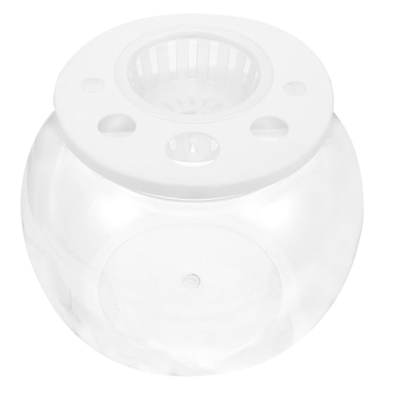 LOLIPPYY Transparent Plastic Fish Bowl for Desktop with Fall Resistant Design Easy to Clean and Maintain