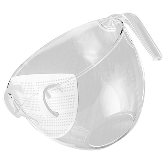 LOLIPPYY Transparent Plastic Rice Strainer with Nonslip Handle for Home Use, Versatile Kitchen Draining Bowl, Large Capacity