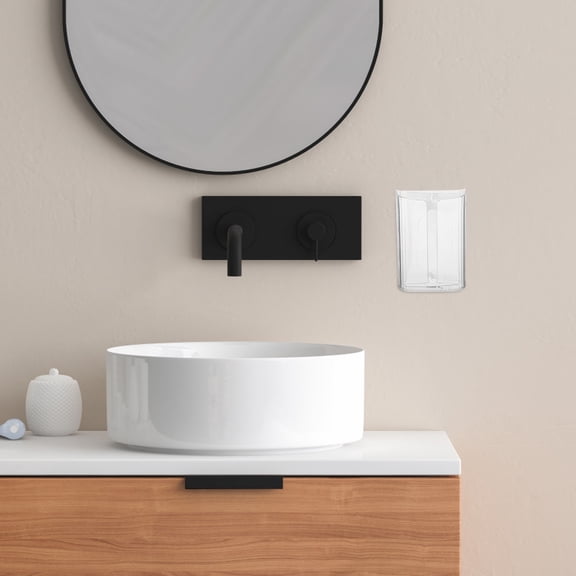 LOLIPPYY Clear Wall-Mounted Tissue Dispenser Box for Kitchen and Bathroom, Convenient Storage Solution