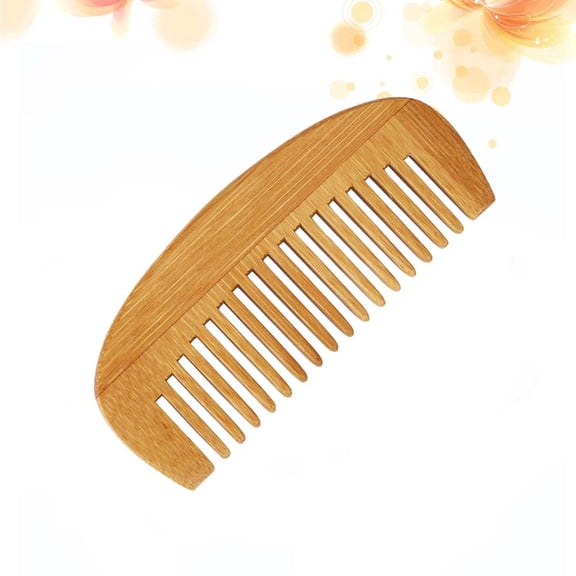 LOLIPPYY Travel Comb Wide Tooth Hair Massage Tool for Outdoor Use, Portable 1-Pack
