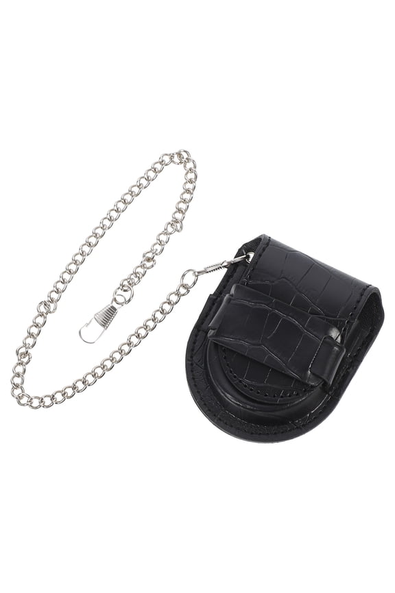 Travel Watch Case with Single Grain Design, Retro Style Protective Storage Pouch, 1 Piece