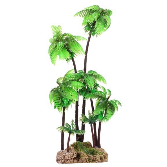 LOLIPPYY Tree Model Fish Tank Coconuts Tree Scenery Layout Model Aquarium Simulation Tree