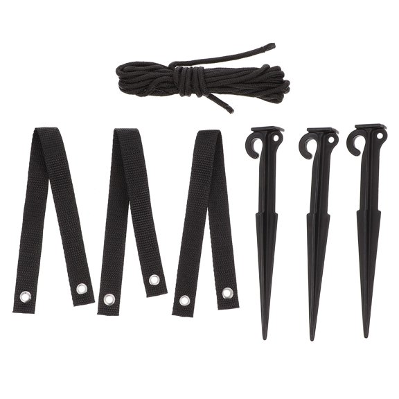 LOLIPPYY Tree Staking Tool Black Durable Plastic for Outdoor Use 1Set