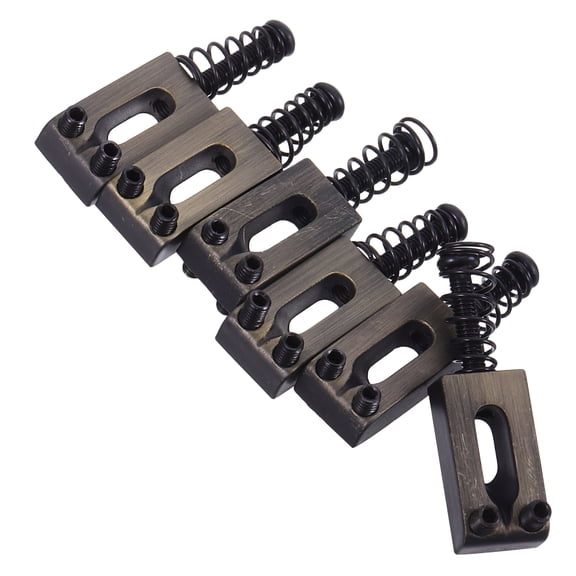 LOLIPPYY Tremolo Guitar Bridge 6Pcs String Tension Stabilization Zinc Alloy Components