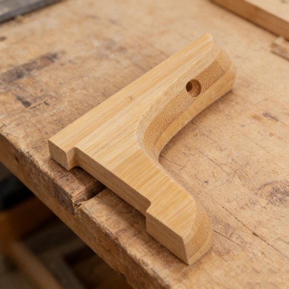 LOLIPPYY Triangle Wood Shelf Brackets with Precise Angle Design for Home Improvement Shelving