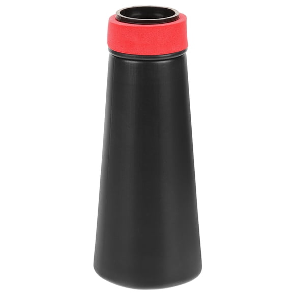 LOLIPPYY Trumpet Straight Practice Mute in Black ABS Material, Essential Accessory for Quiet Home Practice Sessions