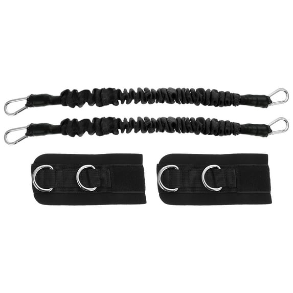 LOLIPPYY Tube Resistance Bands 1 Set for Professional Fitness and Exercise Black