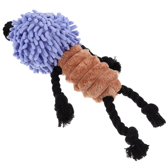 LOLIPPYY Tug Toys for Dogs Rope Shape Violet 1 Set for Exercise and Fun