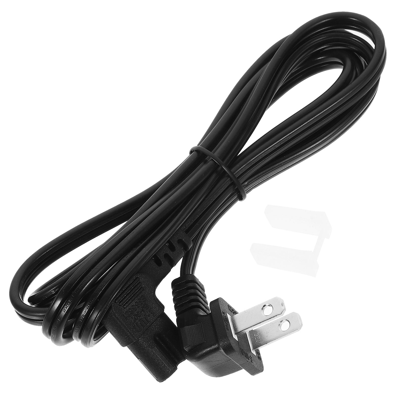 LOLIPPYY Two Prong Extension Cord Single Outlet Extension Cord Black ...