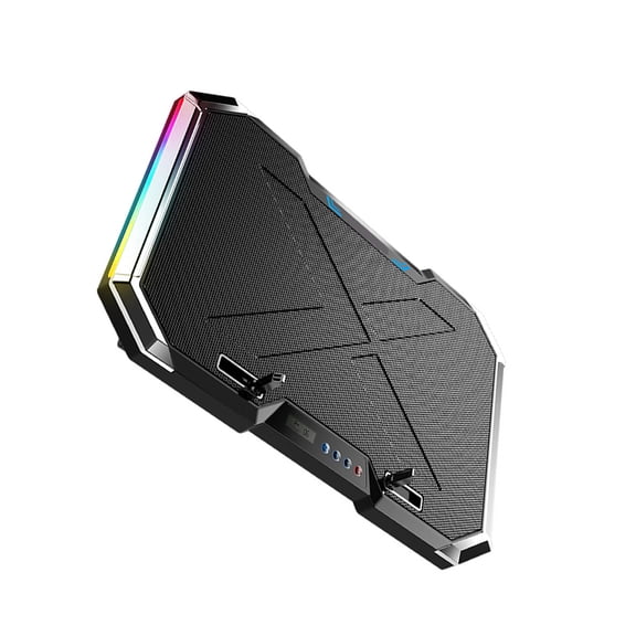 LOLIPPYY USB Laptop Cooler with Large Fan and Rgb Breathing Light for Computer Use