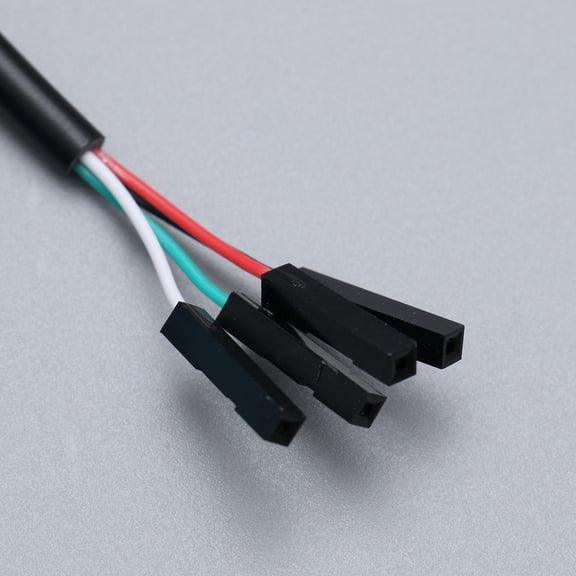 LOLIPPYY USB to TTL Cable for Connecting Compatible Black Plastic 1.5m Cable