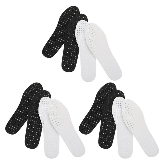 LOLIPPYY 6 Pairs Ultra Thin EVA Insoles with Breathable Sweat Absorption, Footbed