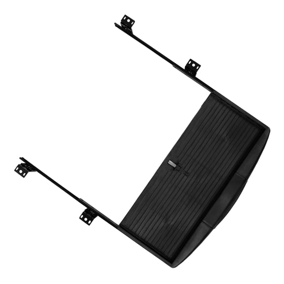 LOLIPPYY Under Desk Keyboard Drawer Slide Out Tray for Keyboard and Mouse Black