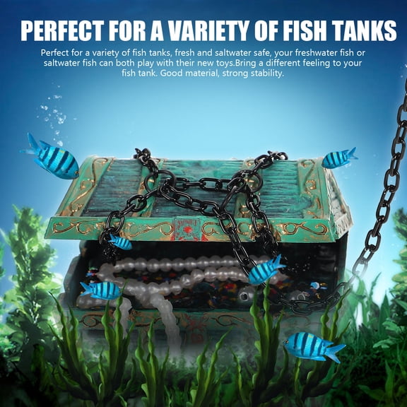 LOLIPPYY Underwater Diver Ornament Orange Floating Treasure Hunt Diver for Aquarium