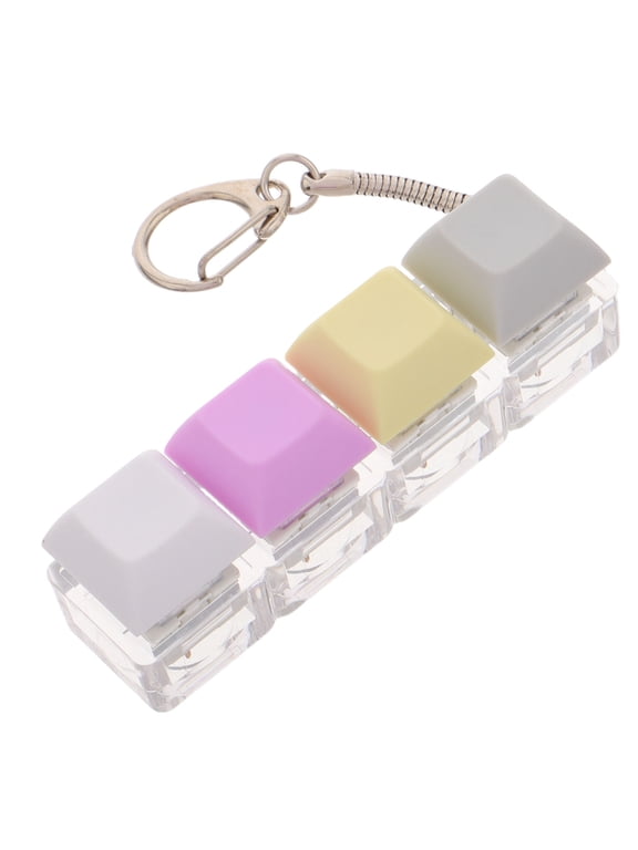 Purse Keychain Keyboard Fidget Plastic 1Pcs for Handbag Hanging Charms