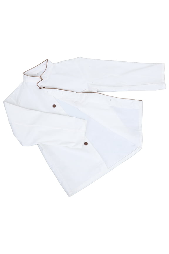 Unisex White Chef Jacket Sleeve Breathable and Catering Coat for Kitchen Professionals