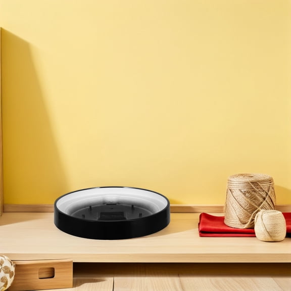 LOLIPPYY Universal 12 Inch Black Plastic Clock Back Shell for Wall Clock Repair