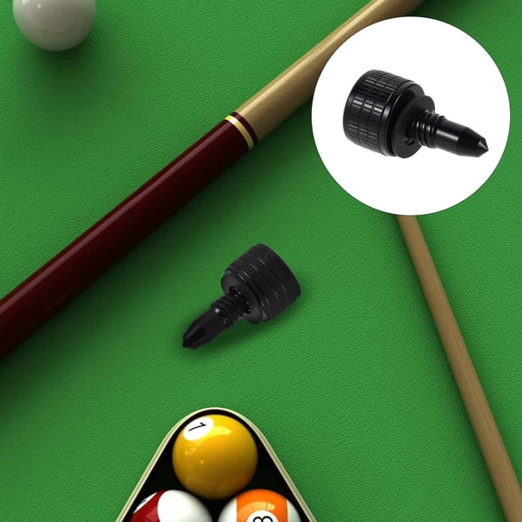 LOLIPPYY Universal Black Aluminum Pool Cue Weight Screw for Cue Stick Stability and Balance