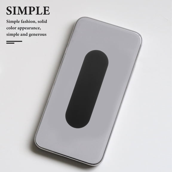 LOLIPPYY Universal Black Phone Finger Holder with Self Adhesive Strong Grip and Telescopic Kickstand