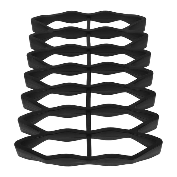 LOLIPPYY Universal Black Silicone Mailbox Tray Insert with Anti Splash and Ventilated Design