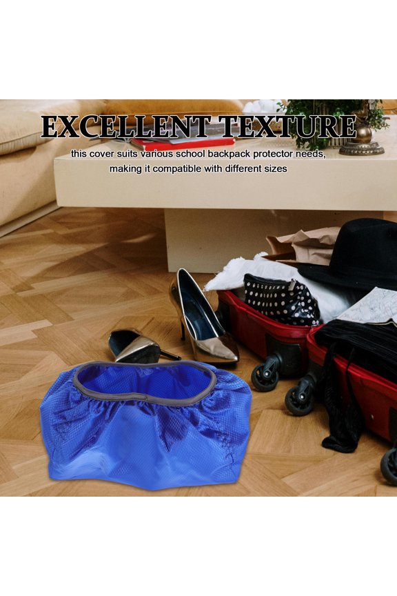 Universal Blue Backpack Bottom Protector Cover Lightweight Waterproof Dirt Resistant Shield