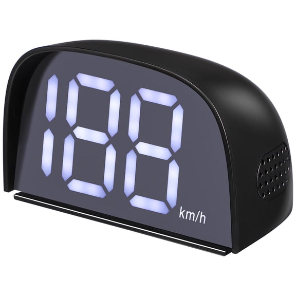 LOLIPPYY Universal Car Speedometer with Clear Digital Display and Easy Installation Black Interior Accessory