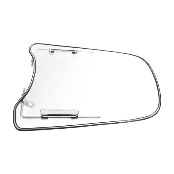 LOLIPPYY Universal Clear Motorcycle Windshield with Easy Installation Shock Resistant Windscreen for Road Safety
