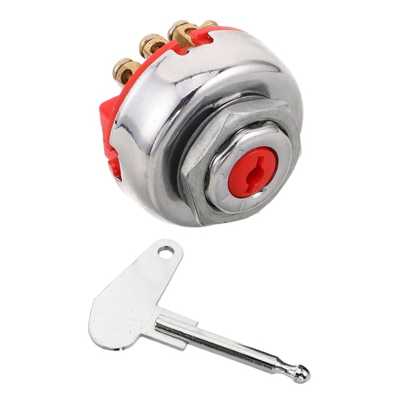 LOLIPPYY Universal Electrical Ignition Starter Switch with Key for Tractor Lawn Mower Trailer