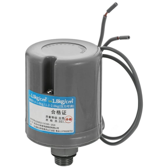 LOLIPPYY Universal Mechanical Water Pump Controller Pressure Switch with Durable Grey Plastic Shell