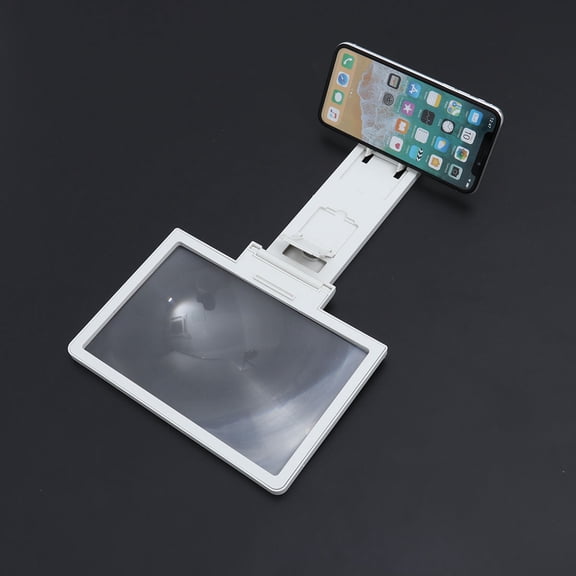 LOLIPPYY Universal Phone Screen Amplifier in White for Magnifying Smartphone Display and Reducing Eye Strain