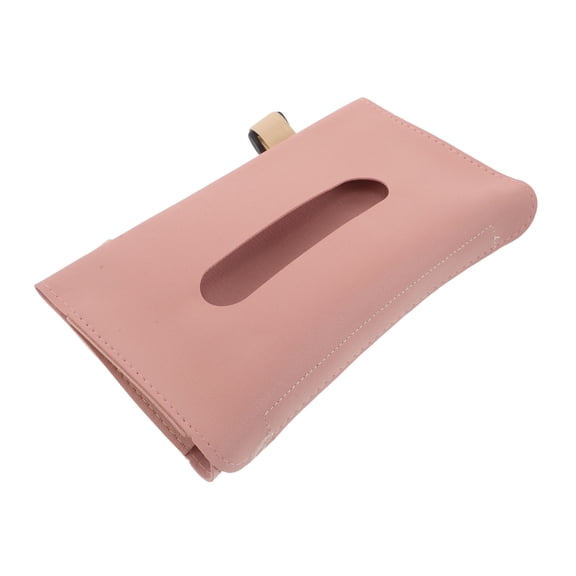 LOLIPPYY Universal Pink Car Tissue Organizer Hanging Napkin Box for Sun Visor Seat Door