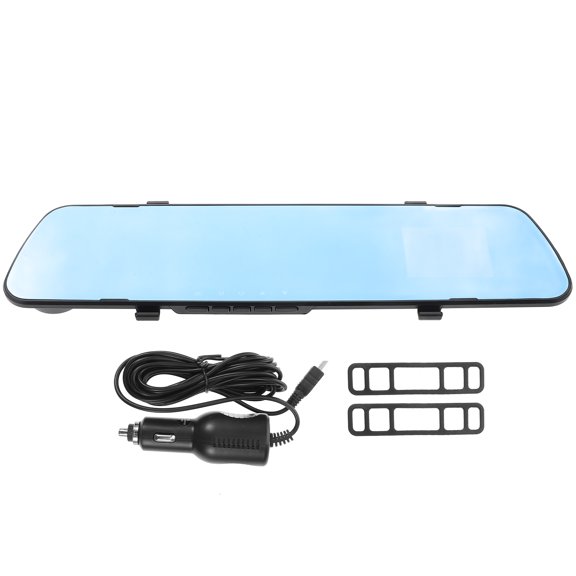 LITINKIMI Rear View Mirror Camera Dash Cam Black with Slim Design and Backup Camera for Safe Driving