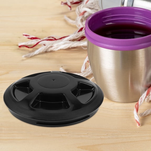 LOLIPPYY Universal Replacement Lid for Milk Tea Bucket Black Insulated Beverage Dispenser Cover