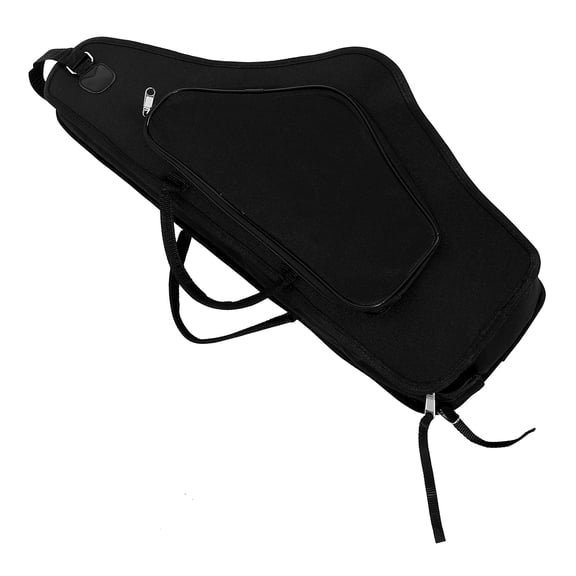 LOLIPPYY Universal Saxophone Case Black with Shoulder Strap and Handle for Daily Instrument Storage