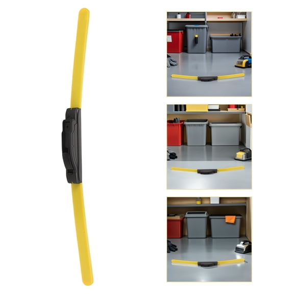 LOLIPPYY Universal Vehicle Windshield Wiper Rubber Strips Yellow with Quiet Operation and Robust Weather Resistance