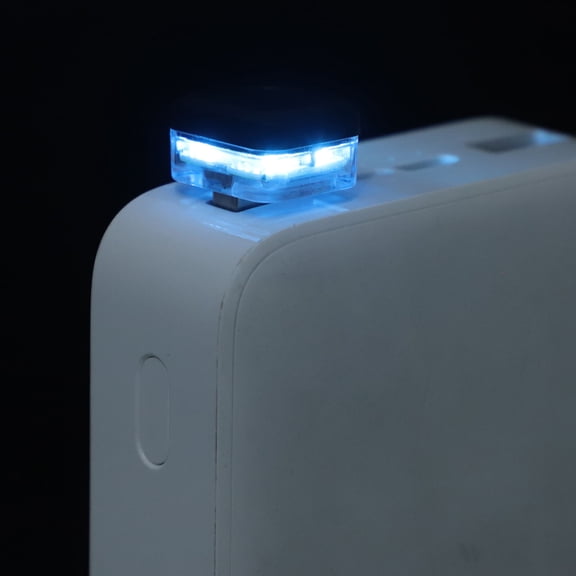 LOLIPPYY Usb Charging Mini Usb Led Light Ice Blue Soft Light Drivers 1Set