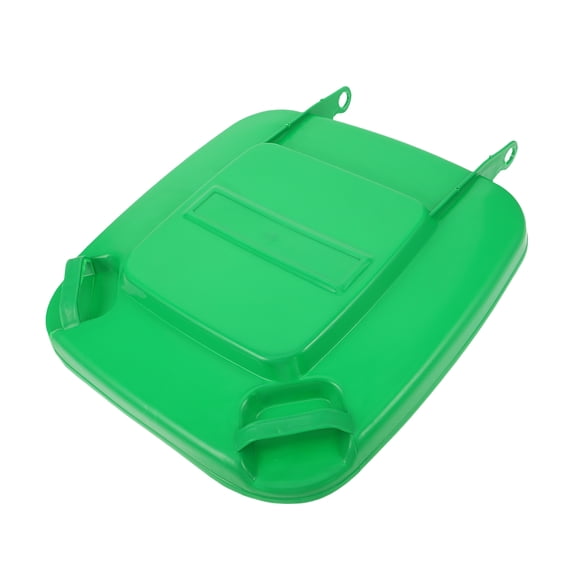 LOLIPPYY Uv Resistant Green Plastic Trash Bin Cover Lid for Outdoor Waste Container Use