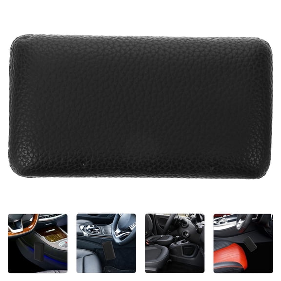 LOLIPPYY Black Vehicle Armrest Pad with Soft Elbow Rest Cushion for Comfortable Driving and Joint