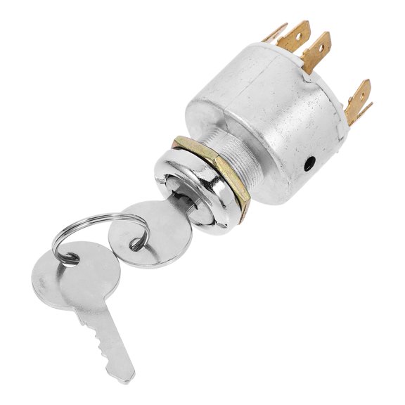 LOLIPPYY Plated Vehicle Ignition Starter Compatible with Cars and Motorcycles